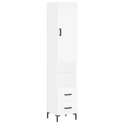 Skap Hvit 34,5x34x180 cm