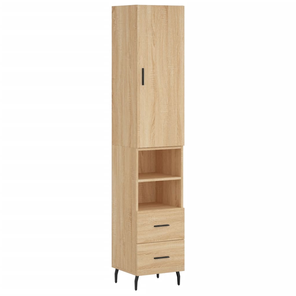 Skap Sonoma Eik 34,5x34x180 cm