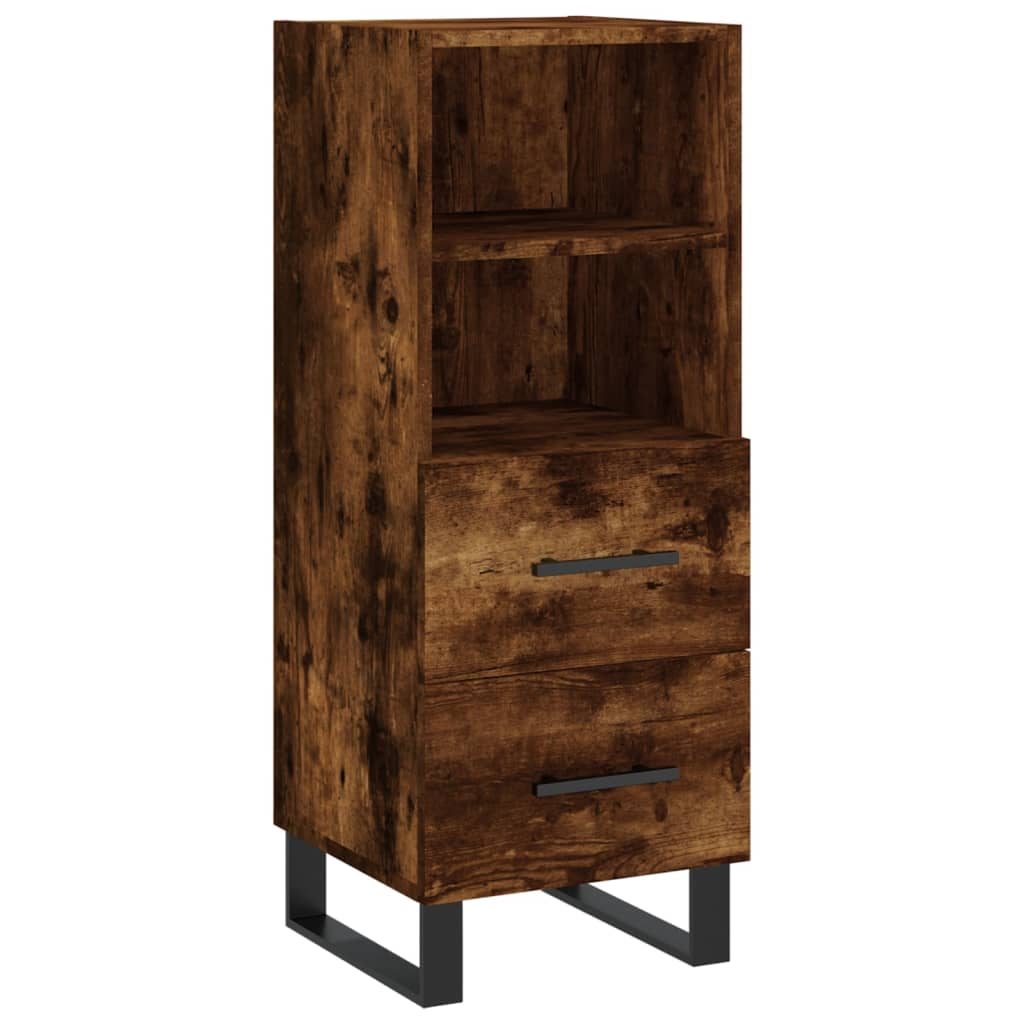 Skap Røkt Eik 34,5x34x180 cm