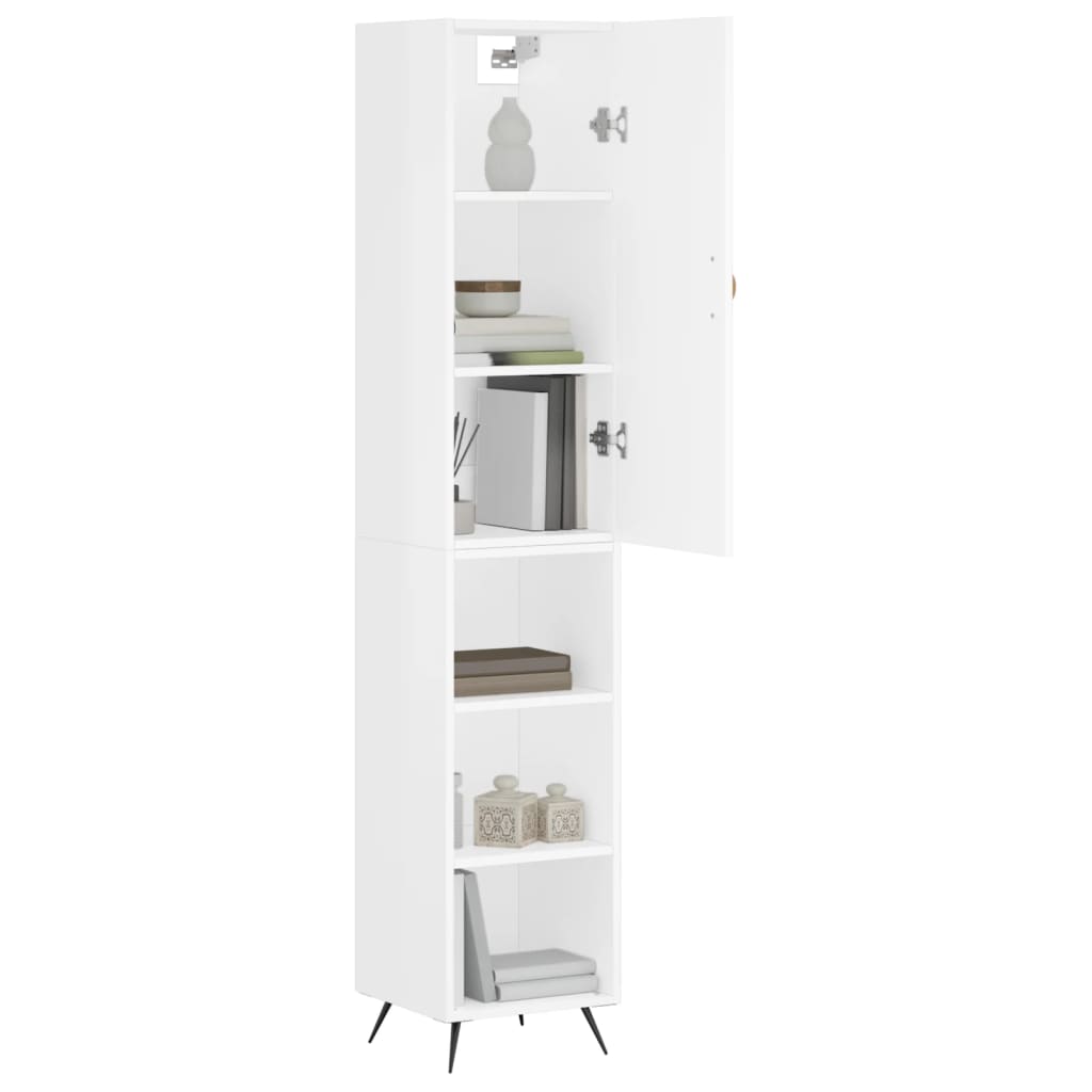 Skap Hvit 34,5x34x180 cm