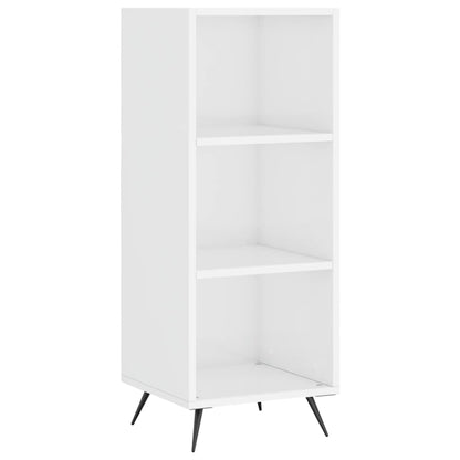 Skap Høyglans Hvit 34,5x34x180 cm