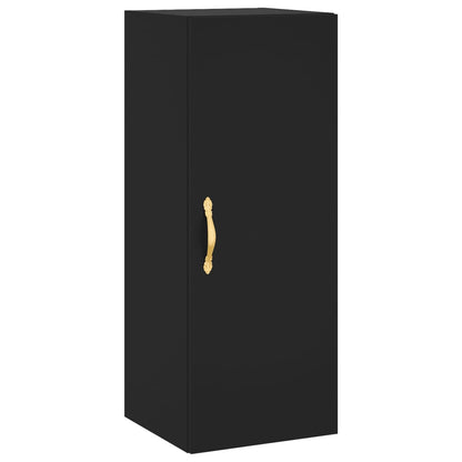 Skap Svart 34,5x34x180 cm