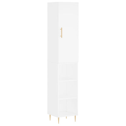 Skap Hvit 34,5x34x180 cm