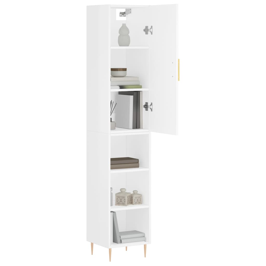 Skap Hvit 34,5x34x180 cm