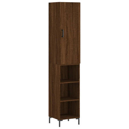 Skap Brun Eik 34,5x34x180 cm