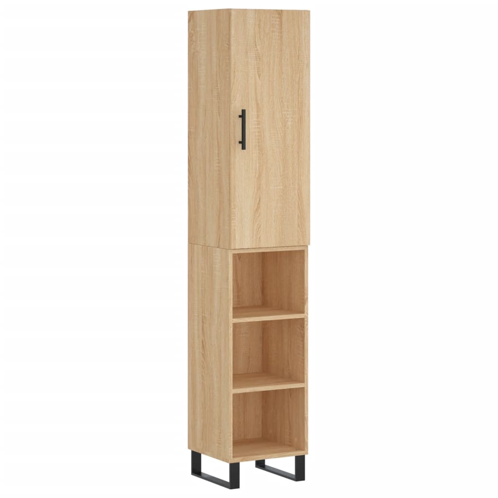 Skap Sonoma Eik 34,5x34x180 cm