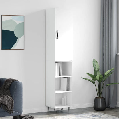 Skap Hvit 34,5x34x180 cm