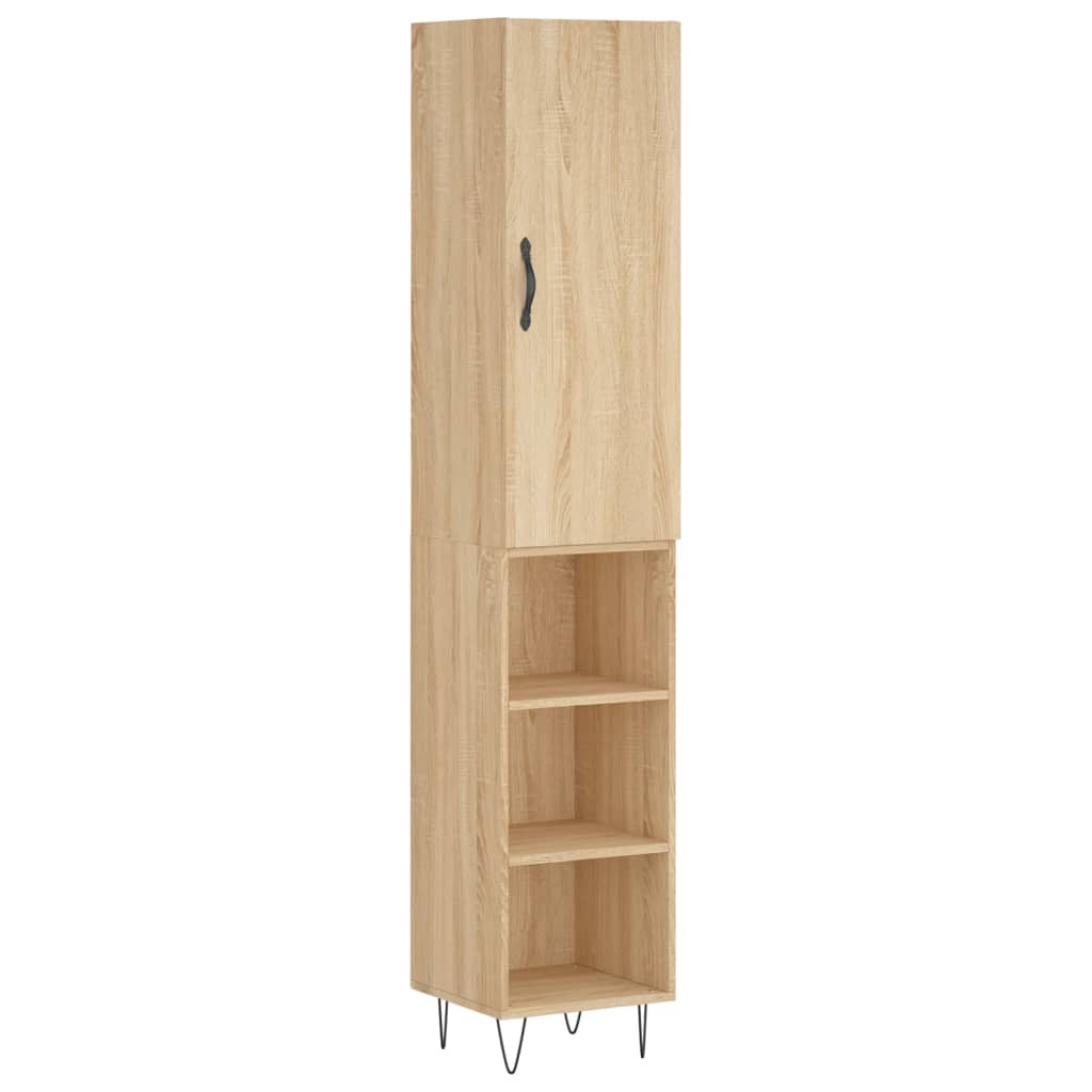 Skap Sonoma Eik 34,5x34x180 cm