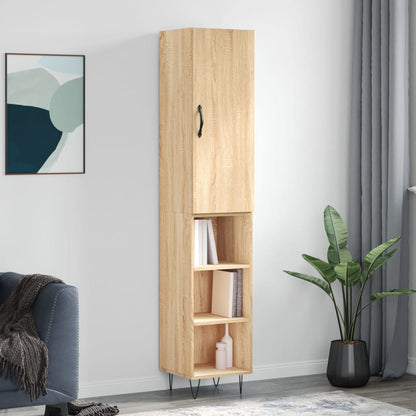 Skap Sonoma Eik 34,5x34x180 cm