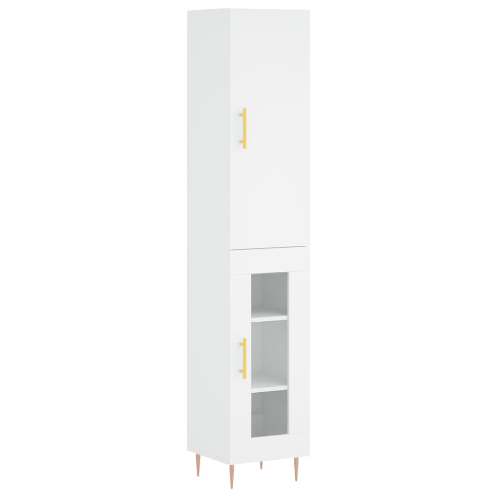 Skap Hvit 34,5x34x180 cm