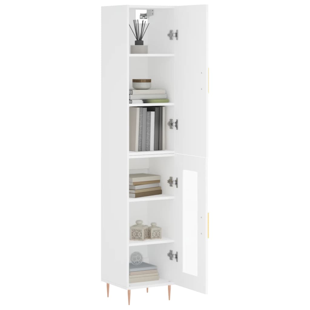 Skap Hvit 34,5x34x180 cm