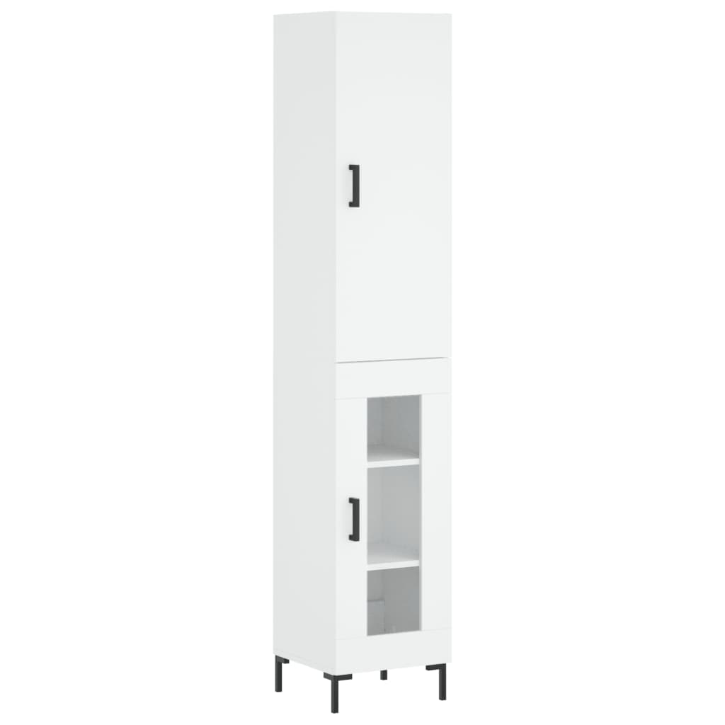 Skap Hvit 34,5x34x180 cm