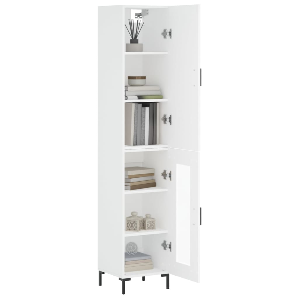 Skap Hvit 34,5x34x180 cm
