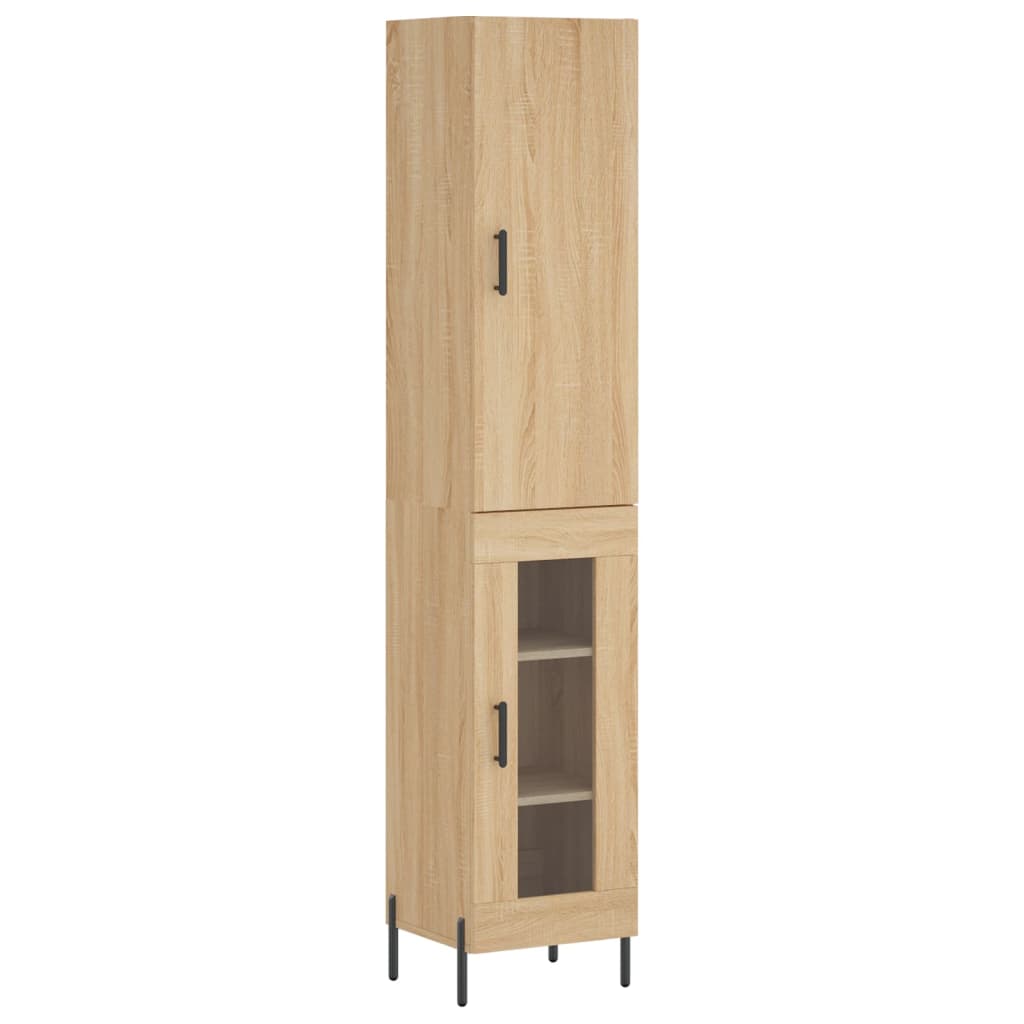 Skap Sonoma Eik 34,5x34x180 cm