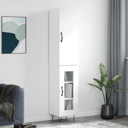 Skap Hvit 34,5x34x180 cm