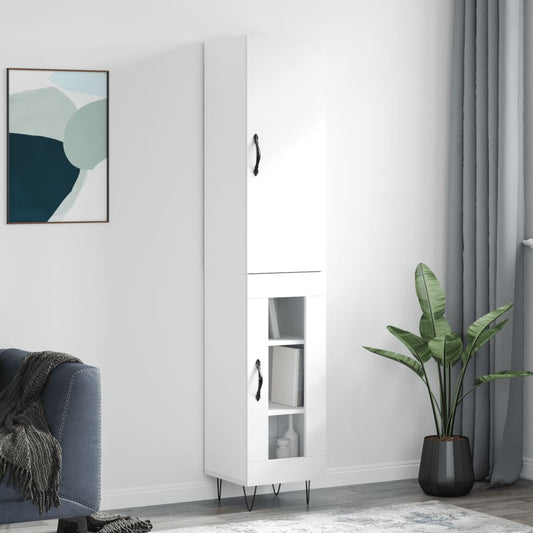 Skap Hvit 34,5x34x180 cm