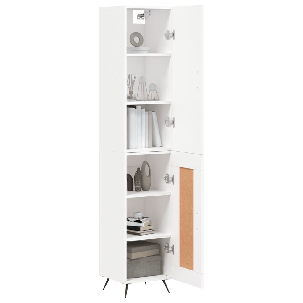 Skap Hvit 34,5x34x180 cm