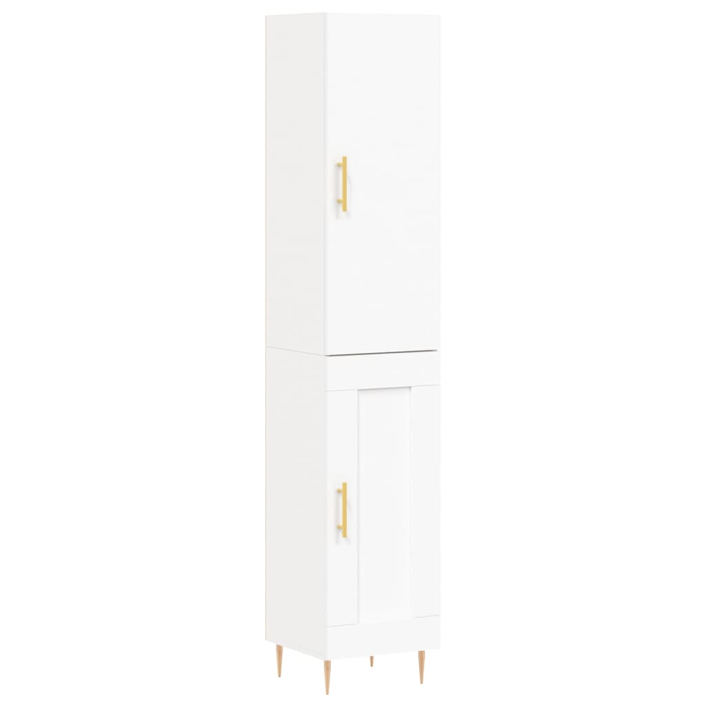Skap Hvit 34,5x34x180 cm