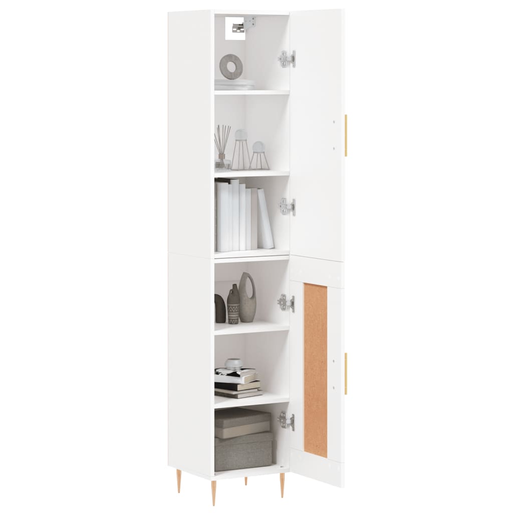 Skap Hvit 34,5x34x180 cm