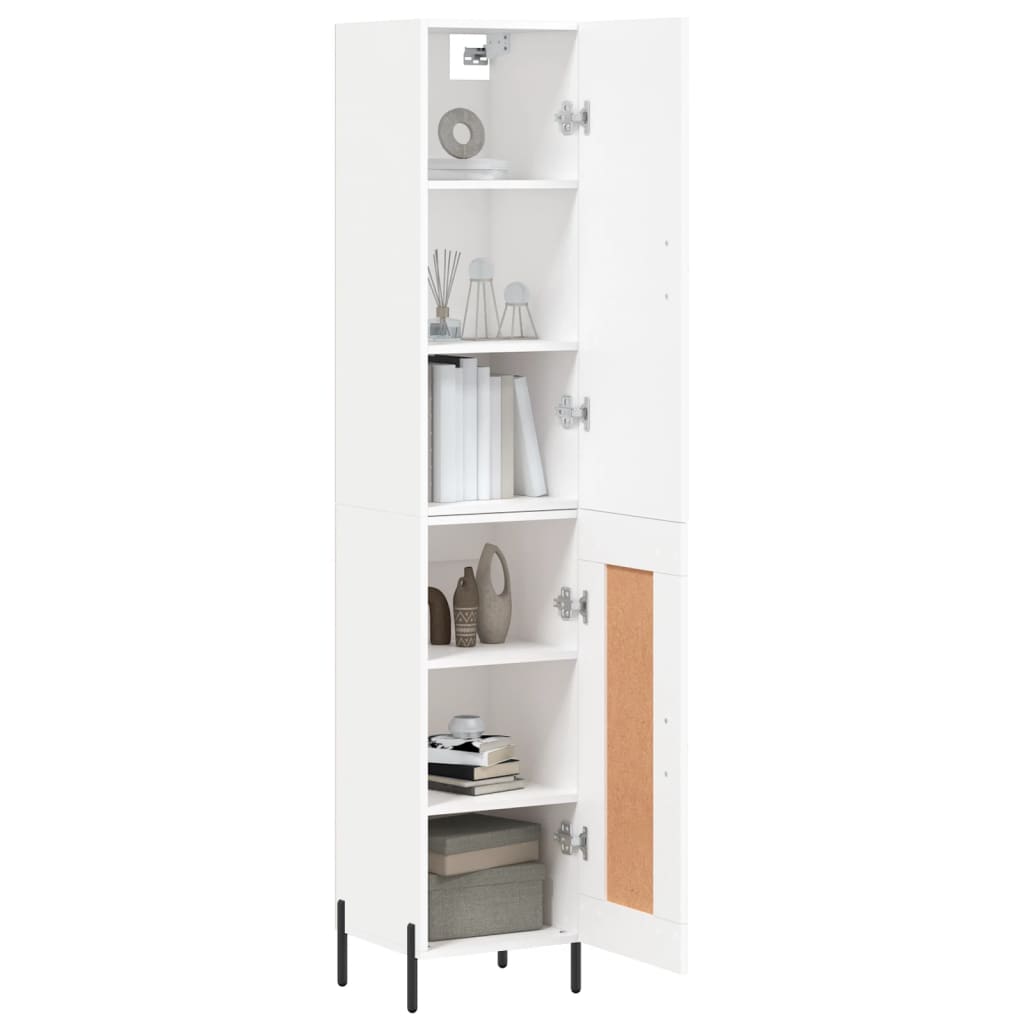 Skap Hvit 34,5x34x180 cm