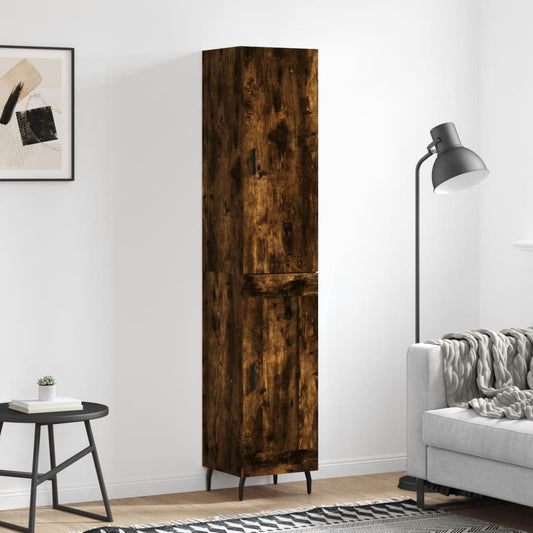 Skap Røkt Eik 34,5x34x180 cm