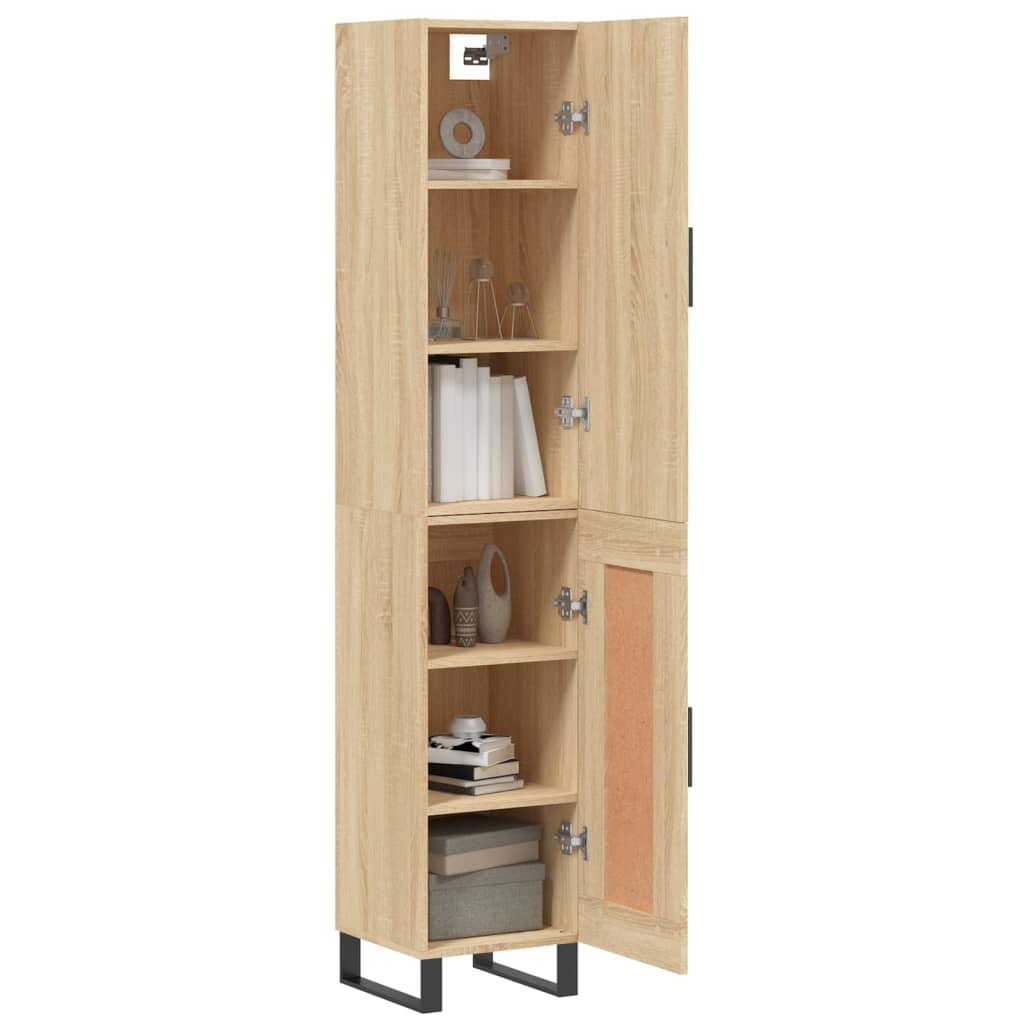 Skap Sonoma Eik 34,5x34x180 cm