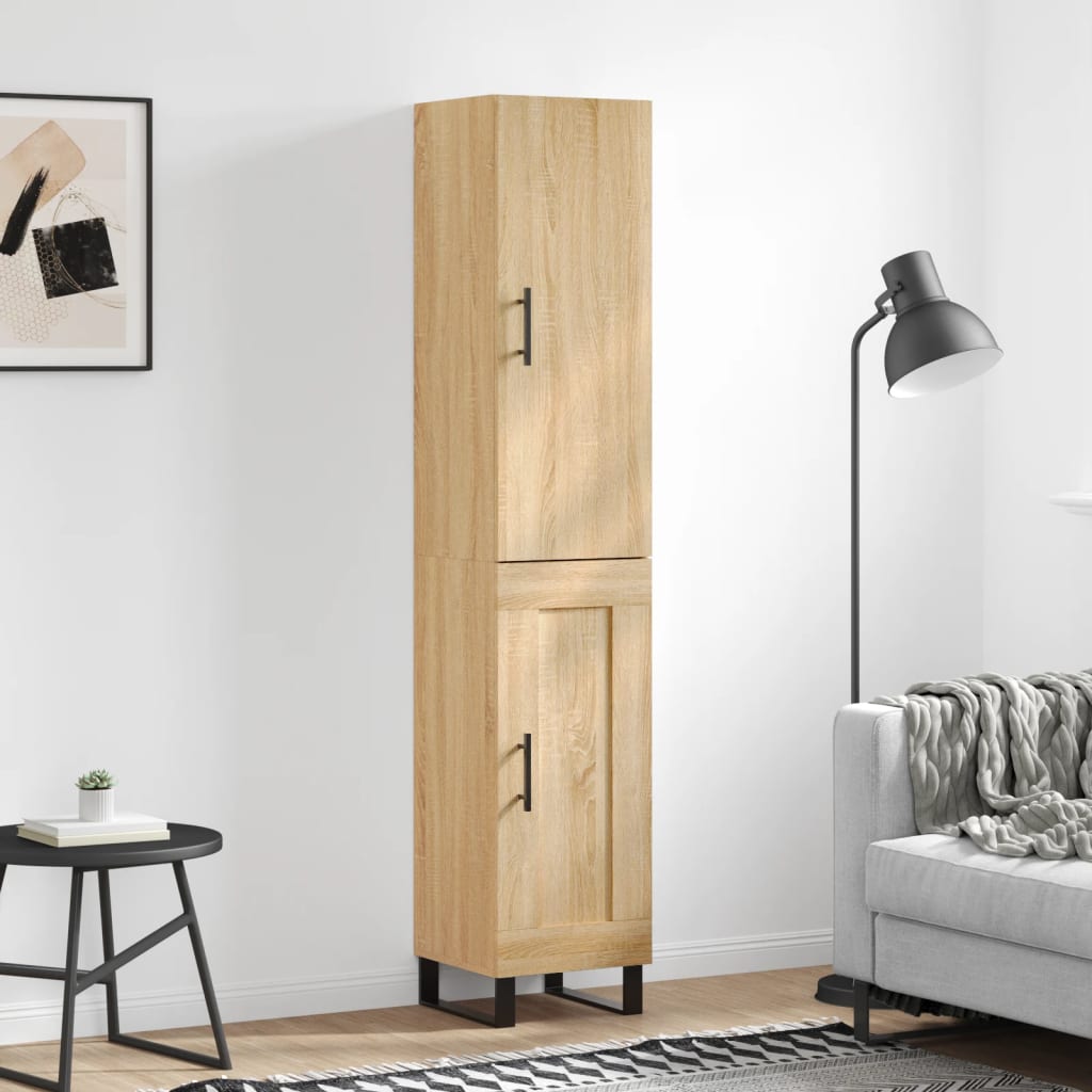 Skap Sonoma Eik 34,5x34x180 cm