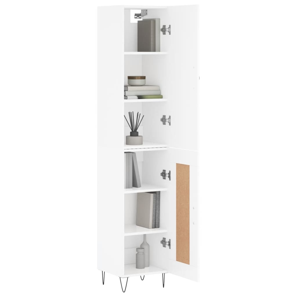 Skap Hvit 34,5x34x180 cm