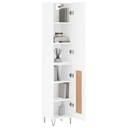 Skap Hvit 34,5x34x180 cm