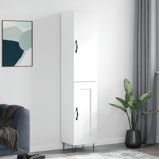 Skap Hvit 34,5x34x180 cm
