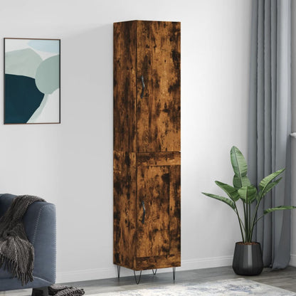 Skap Røkt Eik 34,5x34x180 cm