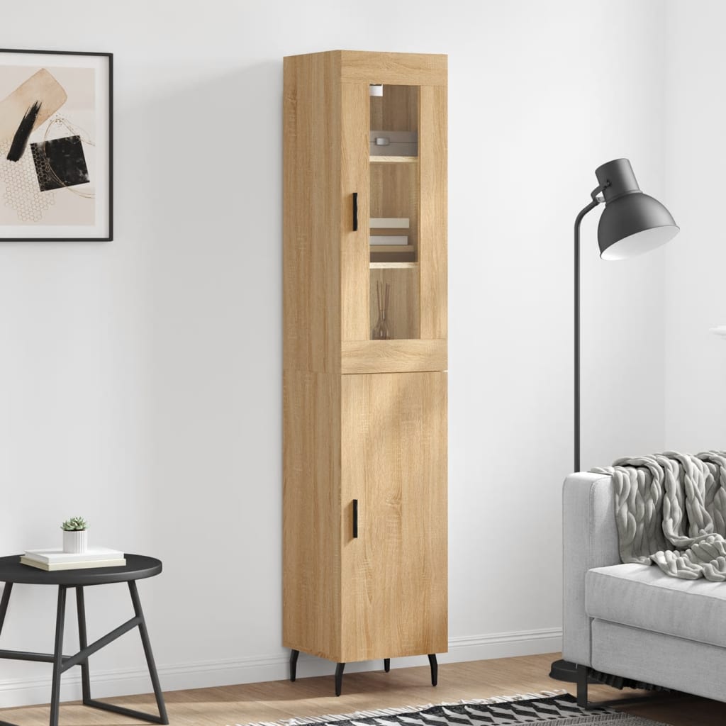 Skap Sonoma Eik 34,5x34x180 cm