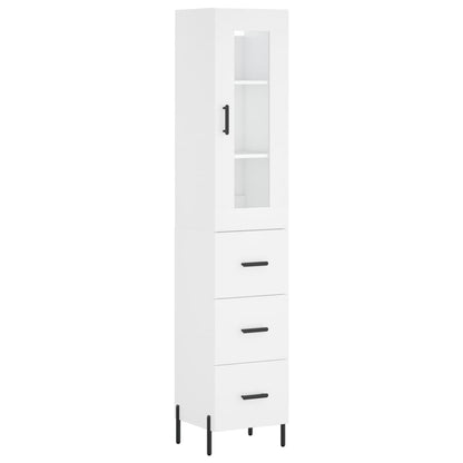 Skap Hvit 34,5x34x180 cm