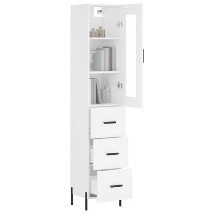 Skap Hvit 34,5x34x180 cm
