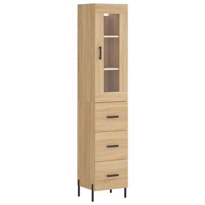 Skap Sonoma Eik 34,5x34x180 cm
