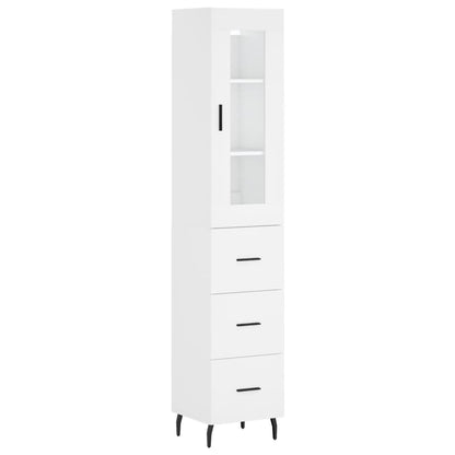Skap Hvit 34,5x34x180 cm
