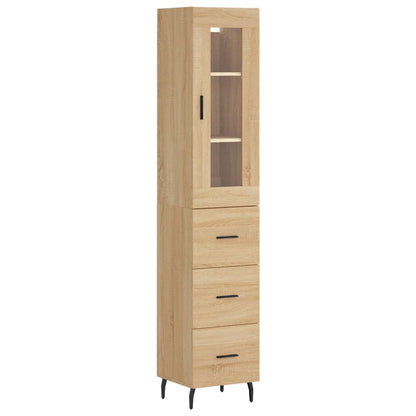 Skap Sonoma Eik 34,5x34x180 cm