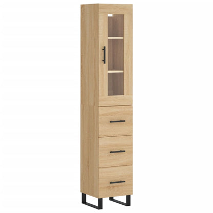 Skap Sonoma Eik 34,5x34x180 cm
