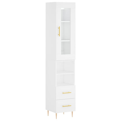 Skap Hvit 34,5x34x180 cm