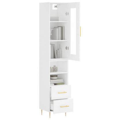 Skap Hvit 34,5x34x180 cm