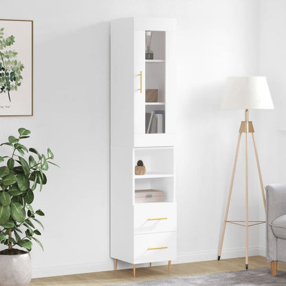 Skap Hvit 34,5x34x180 cm