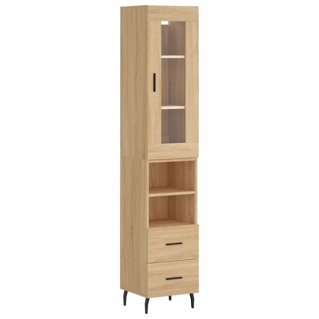Skap Sonoma Eik 34,5x34x180 cm