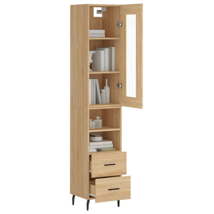 Skap Sonoma Eik 34,5x34x180 cm
