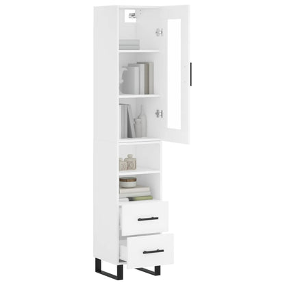 Skap Hvit 34,5x34x180 cm