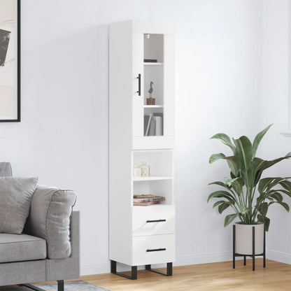 Skap Hvit 34,5x34x180 cm