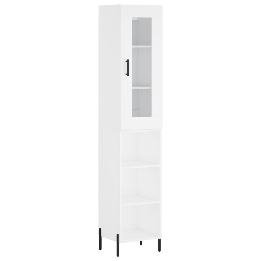 Skap Hvit 34,5x34x180 cm