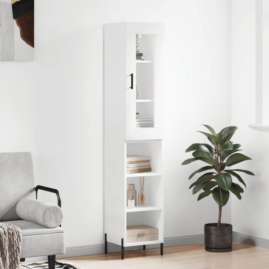 Skap Hvit 34,5x34x180 cm
