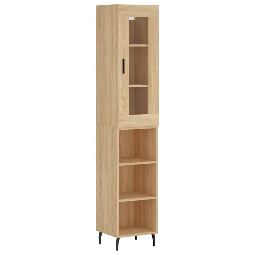Skap Sonoma Eik 34,5x34x180 cm