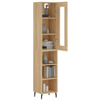 Skap Sonoma Eik 34,5x34x180 cm