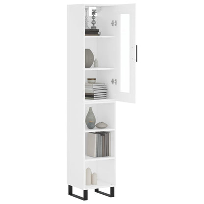 Skap Hvit 34,5x34x180 cm